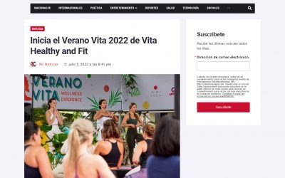 RC Noticias – Inicia el Verano Vita 2022 de Vita Healthy and Fit